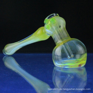 Glas-Rauch-Hammer-Bubbler zum Rauchen mit farbigen Punkten (ES-HP-062)